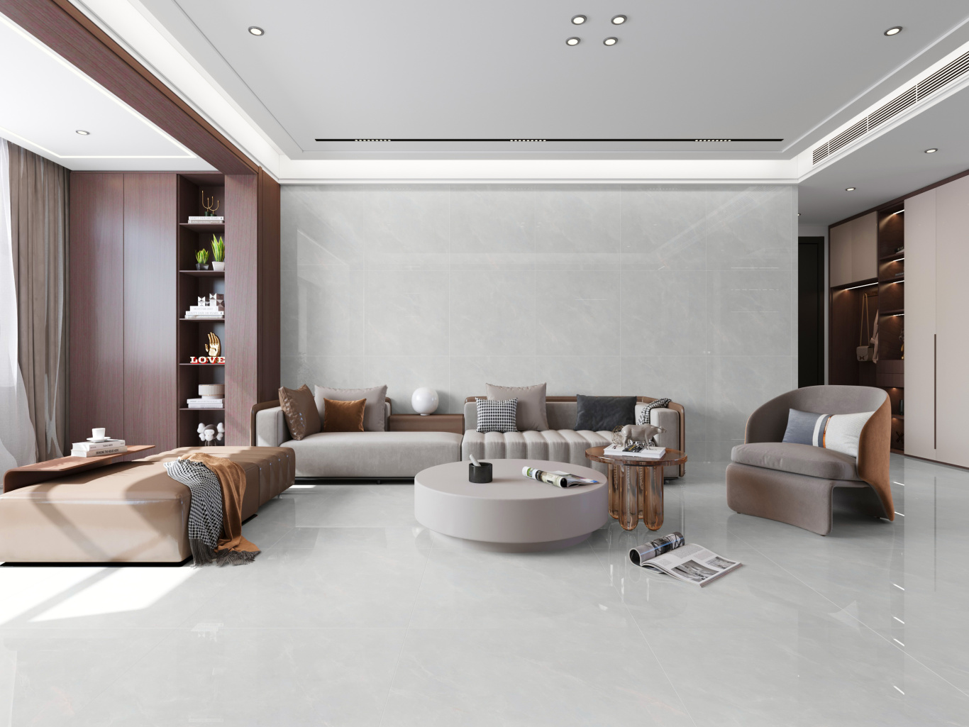 新品鉴赏:钻琦国际陶瓷45°白瓷系列(一)更白坯底,更好瓷砖